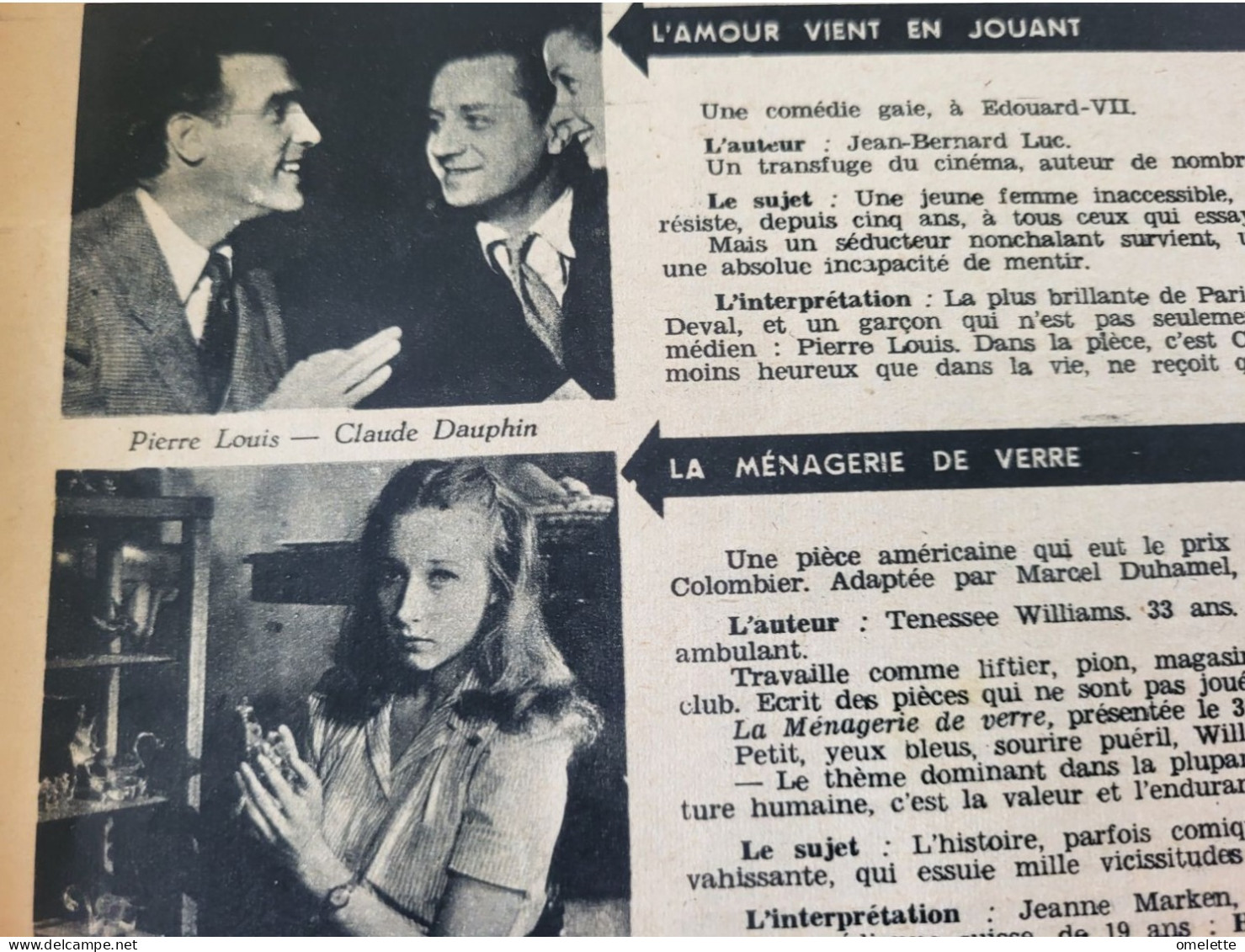 ELLE/47/DOMINIQUE BLANCHAR/YVETTE ETIEVANT/PIERRE LOUIS CLAUDE DAUPHIN HELENE VITA/LUCIEN LELONG JUPE/MODE 6 A 16 ANS/ - Fashion