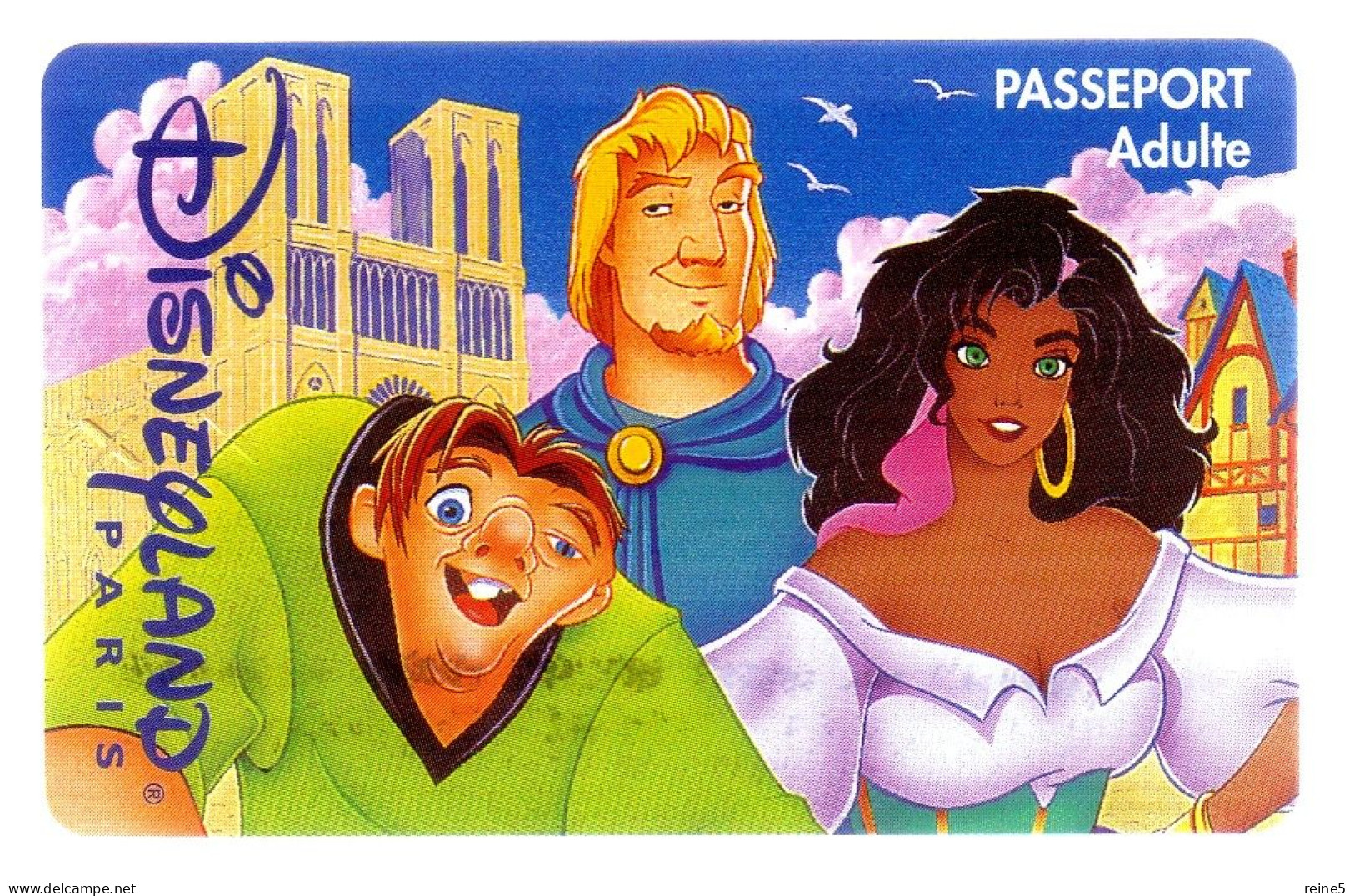 PASSEPORT ADULTE DISNEYLAND PARIS -TRES BON ETAT -REF-PASS DISNEY-4 - Passeports Disney