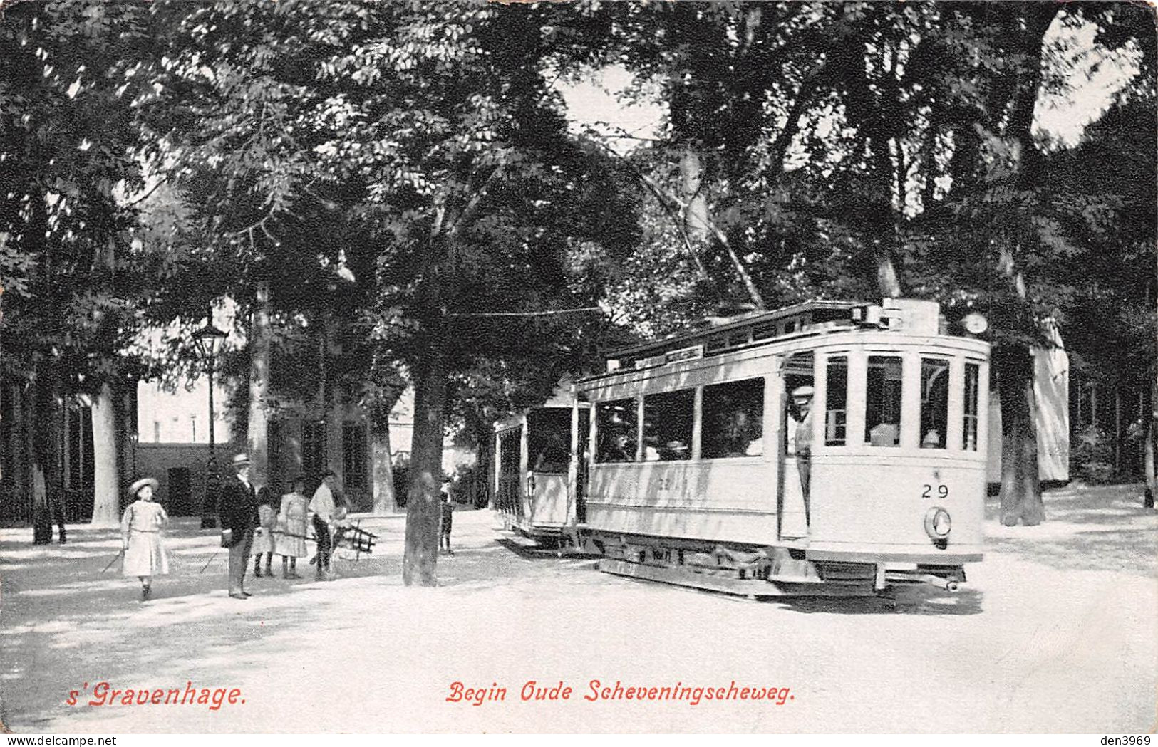 Pays-Bas - S'GRAVENHAGE (Den Haag) - La Haye - Begin Oude Scheveningscheweg - Tramway - Den Haag ('s-Gravenhage)