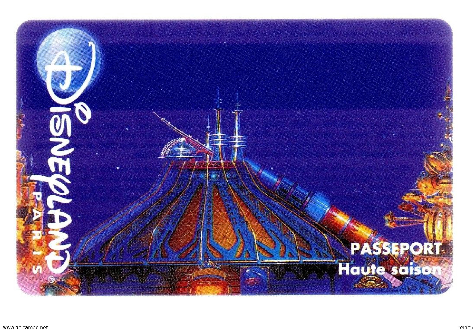 PASSEPORT HAUTE SAISON DISNEYLAND PARIS -TRES BON ETAT -REF-PASS DISNEY-15 - Toegangsticket Disney