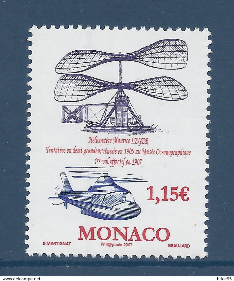 Monaco - YT N° 2597 ** - Neuf Sans Charnière - 2007 - Neufs