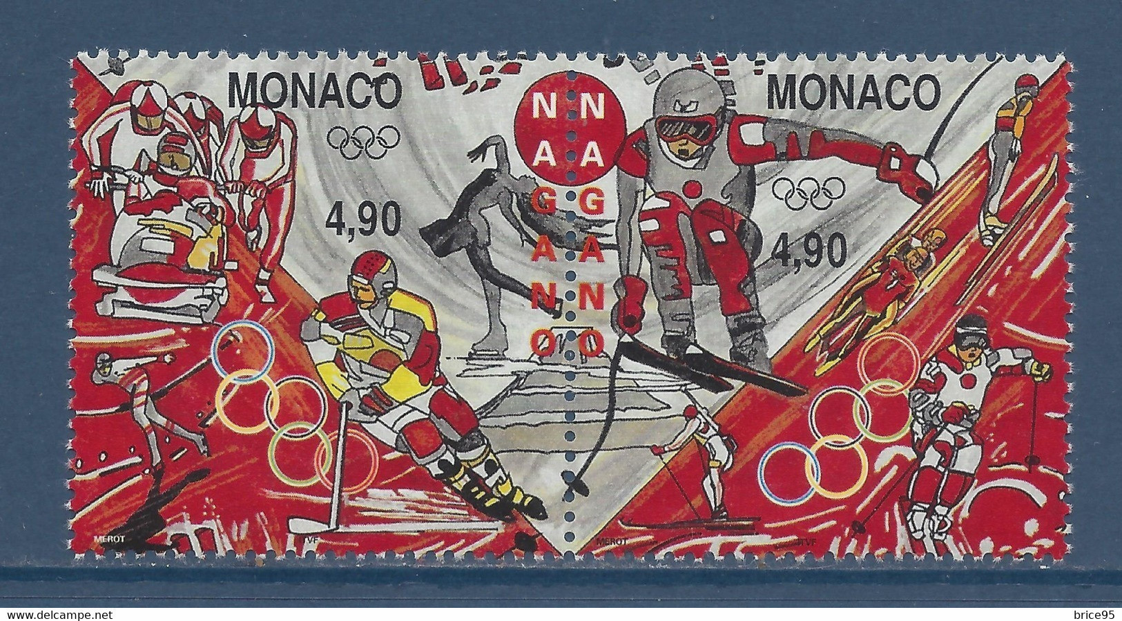 Monaco - YT N° 2142 Et 2143 ** - Neuf Sans Charnière - 1997 - Ongebruikt