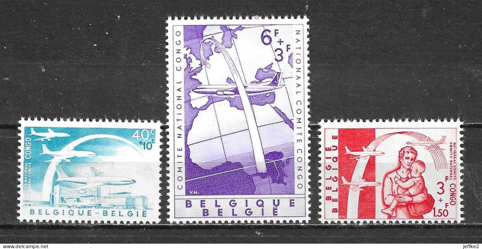 1147/49**  Pont Aérien - Série Complète - MNH** - Vendu à 10% Du COB!!!! - Nuevos