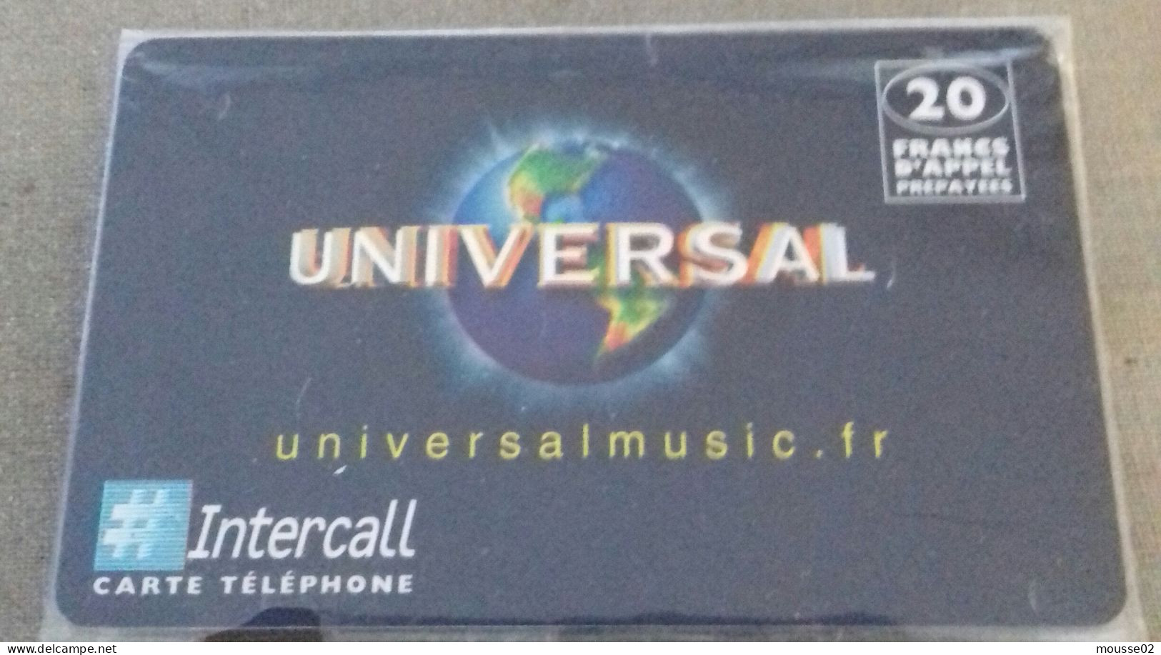 CARTE PRE PAYÉE     INTERCALL  UNIVERSAL DU 31 / 12 /  2002 NEUVE SOUS BLISTER - Autres & Non Classés