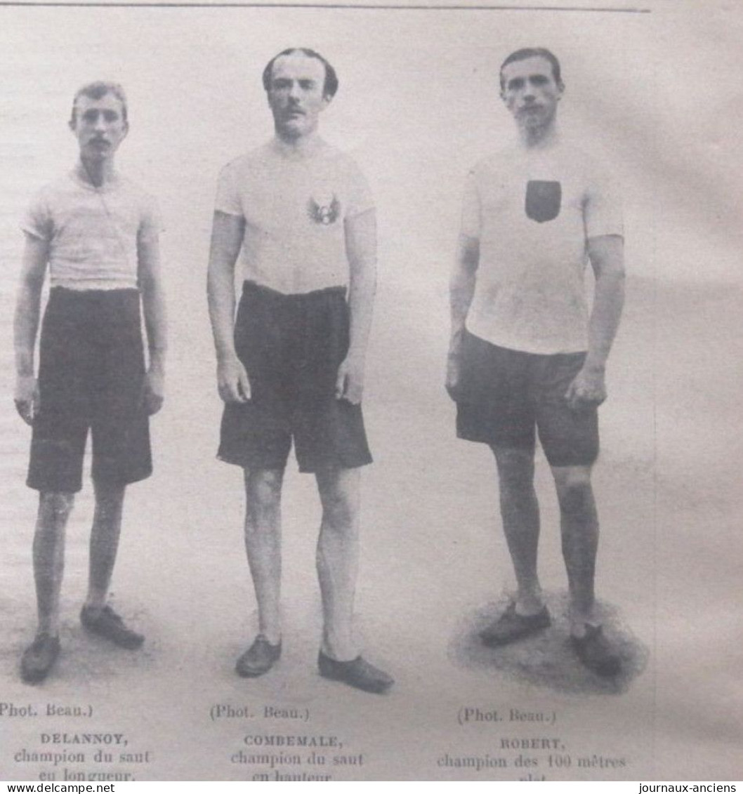 1898 LES CHAMPIONNATS DE FRANCE D'ATHLÉTISME - RACING CLUB DE FRANCE  - BOIS DE BOULOGNE - LA VIE AU GRAND AIR - 1900 - 1949