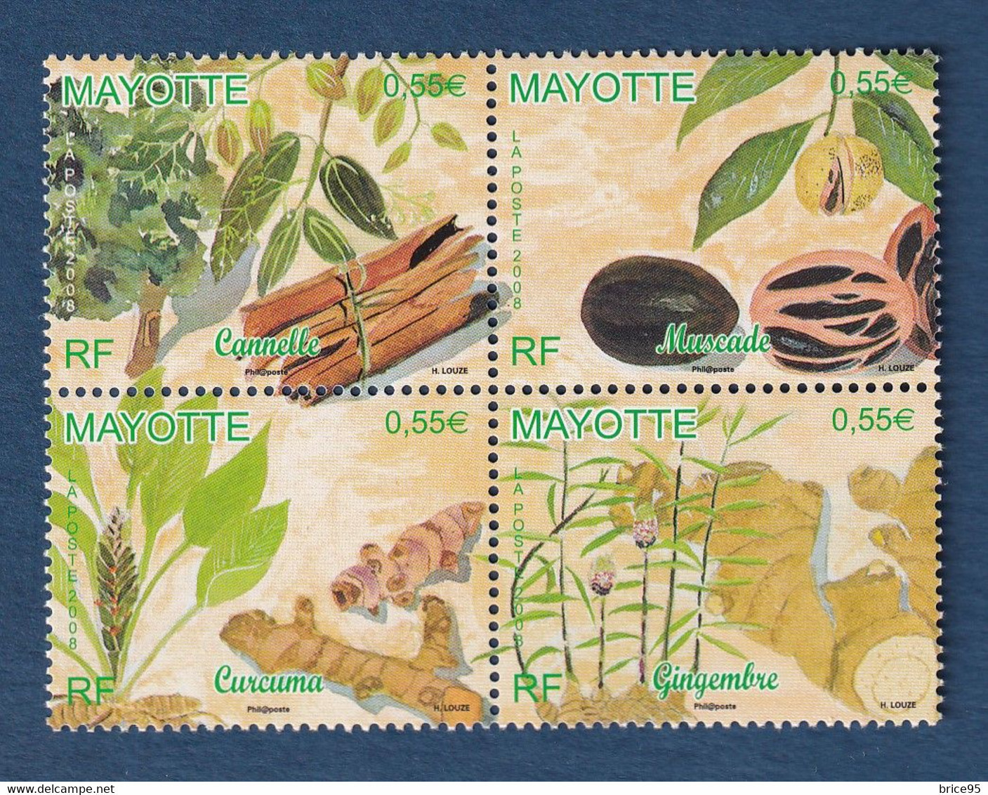 Mayotte - YT N° 210 à 213 ** - Neuf Sans Charnière - 2008 - Unused Stamps