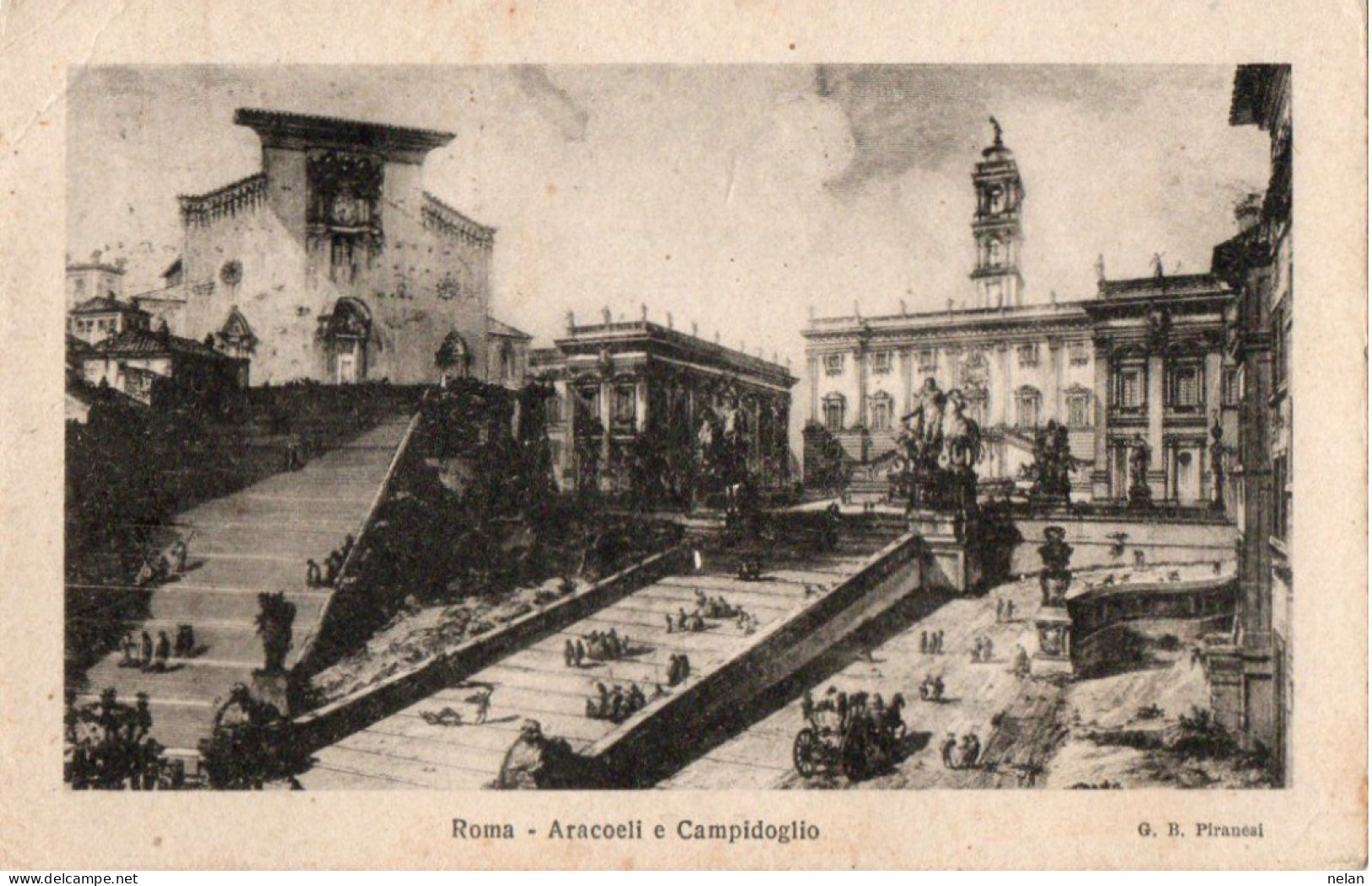 ROMA - ARACOELI E CAMPIDOGLIO - F.P. - Plaatsen & Squares