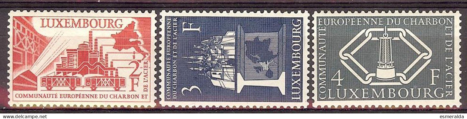 Luxembourg Yv 511/13 Communauté Européenne Du Charbon Et De L'Acier  ** - Unused Stamps