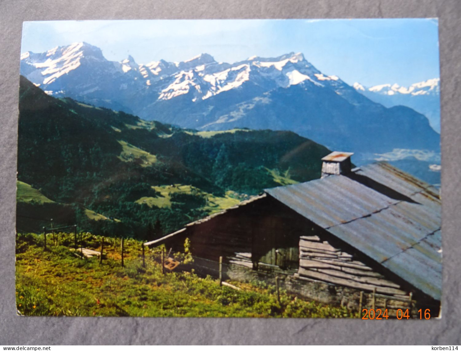 LEYSIN  LES DENTS DE MORCLES - Leysin