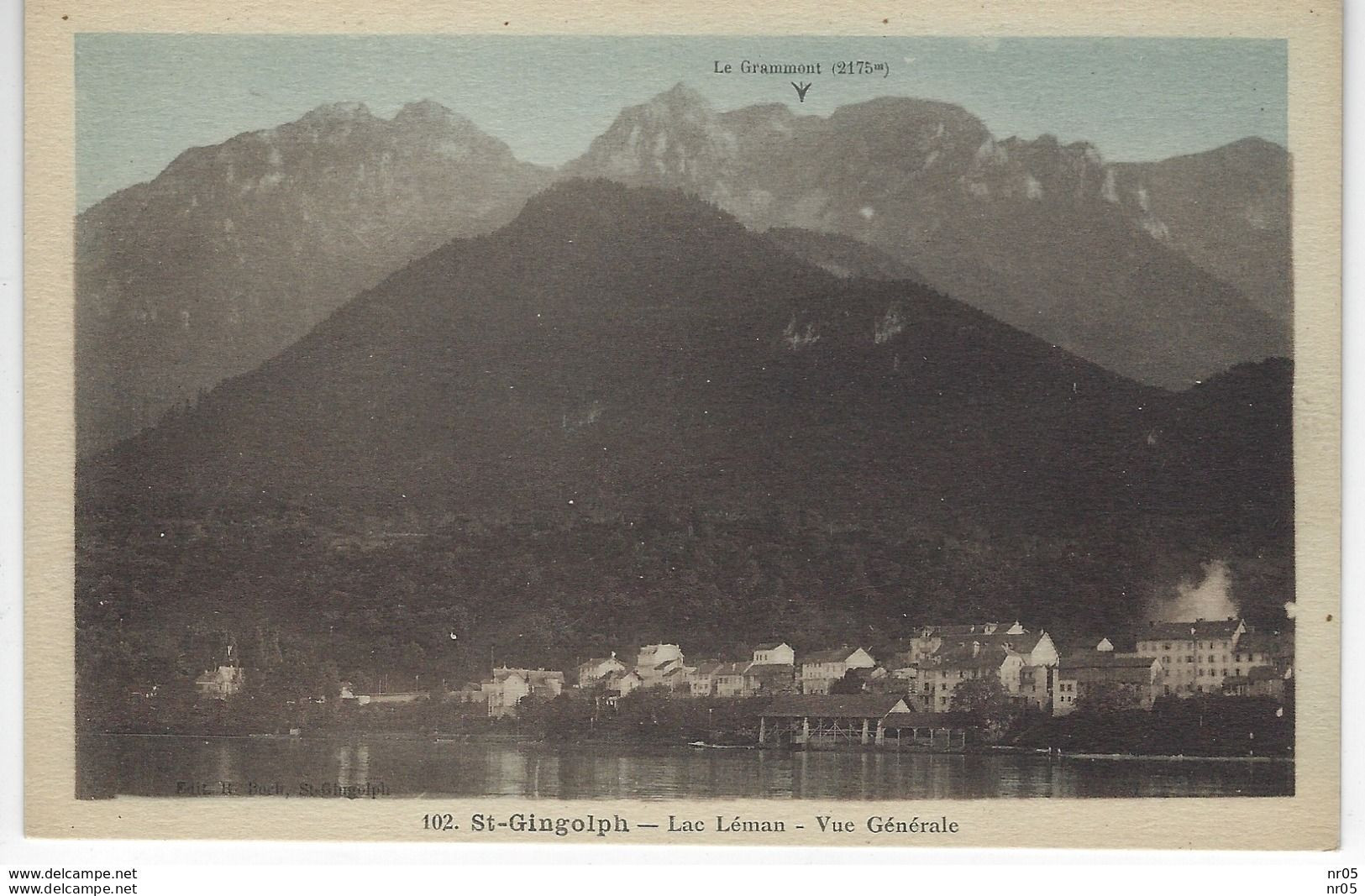 SUISSE - St Gingolph - Lac Leman - Vue Générale - Saint-Gingolph