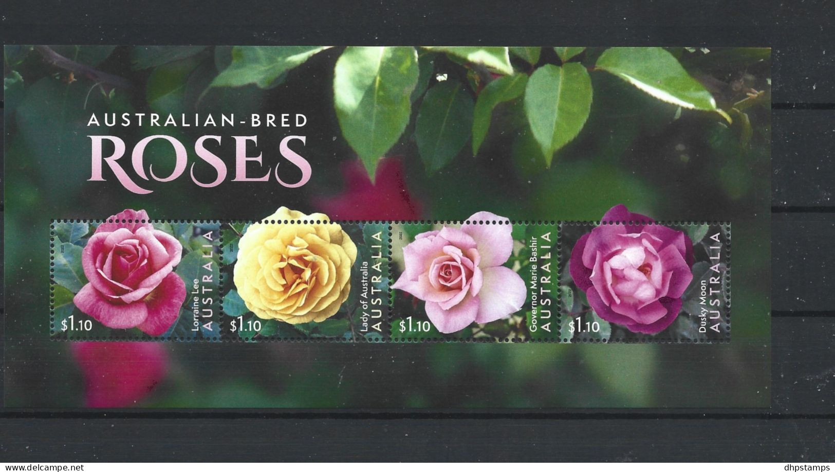 Australia 2022 Roses Y.T. BF 343  ** - Blocks & Kleinbögen