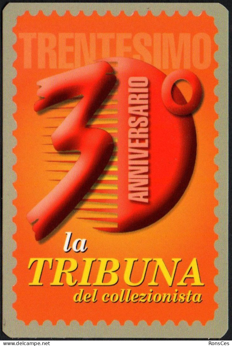ITALIA 2005 - CALENDARIO TASCABILE - LA TRIBUNA DEL COLLEZIONISTA - 30° ANNIVERSARIO - I - Petit Format : 2001-...