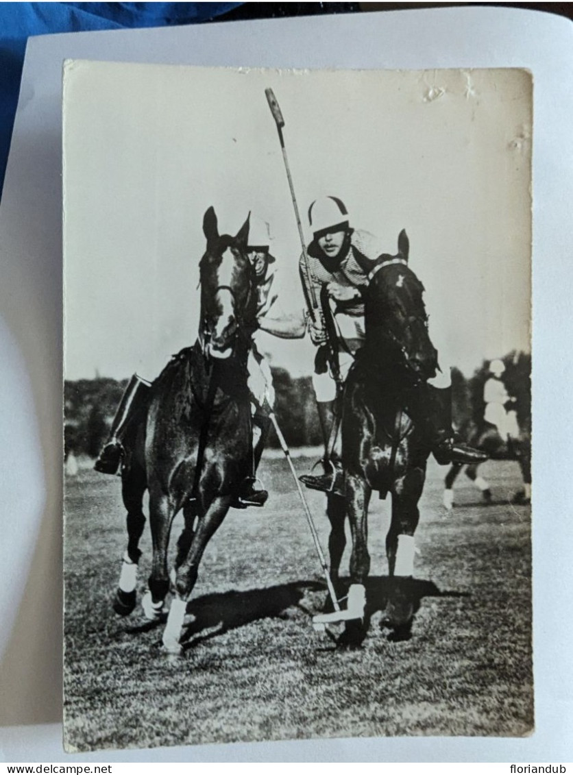 CPA -  Hippisme équitation  Polo Pub Médical Soufrane - Reitsport