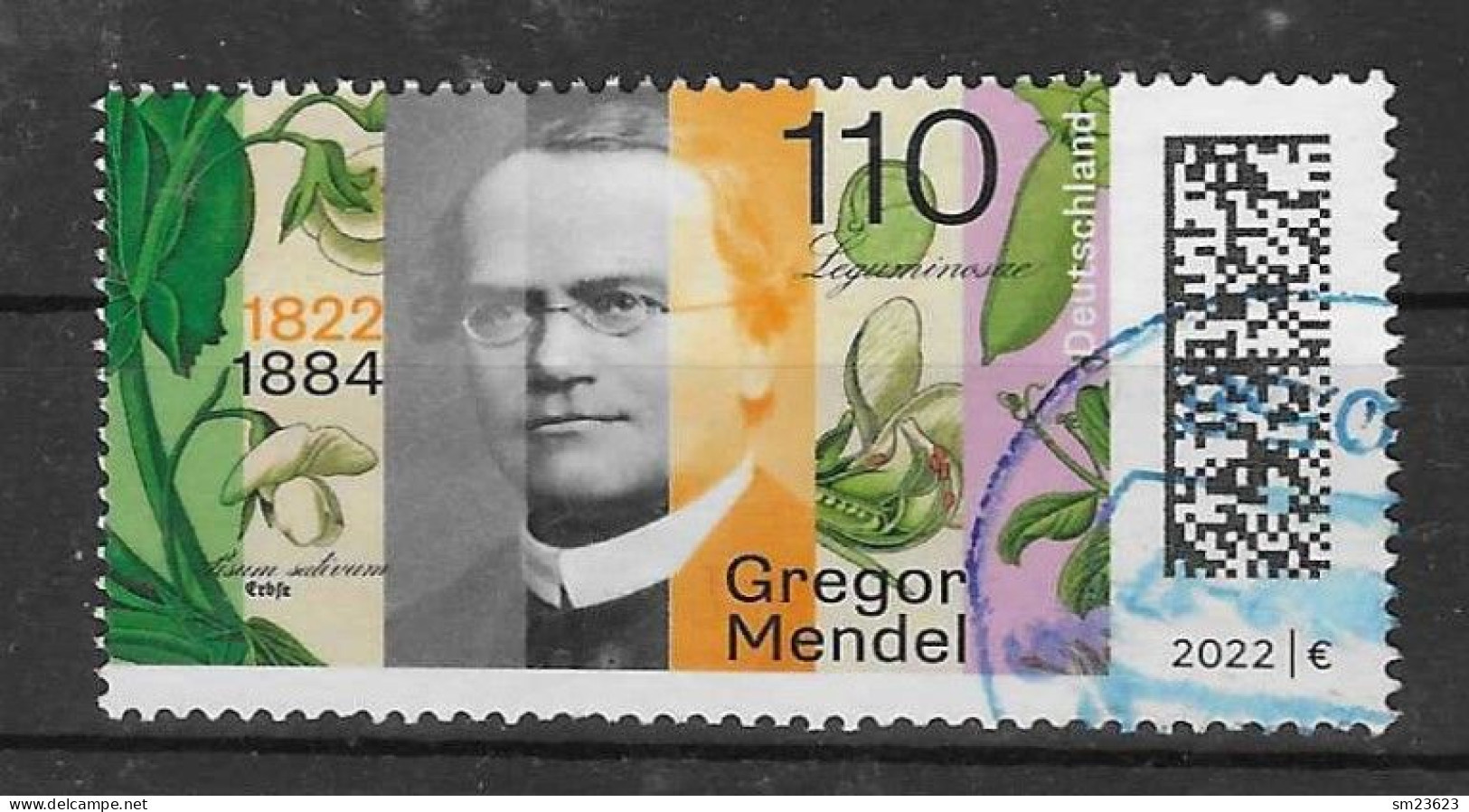 BRD 2022  Mi.Nr. 3699 , Gregor Mendel - Nassklebend - Gestempelt / Fine Used / (o) - Oblitérés