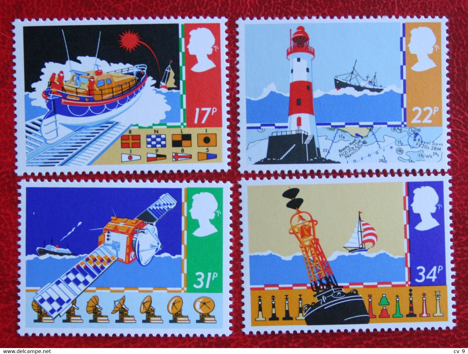 SAFETY AT SEA Lighthouse Leuchturm (Mi 1031-1034) 1985 POSTFRIS MNH ** ENGLAND GRANDE-BRETAGNE GB GREAT BRITAIN - Unused Stamps