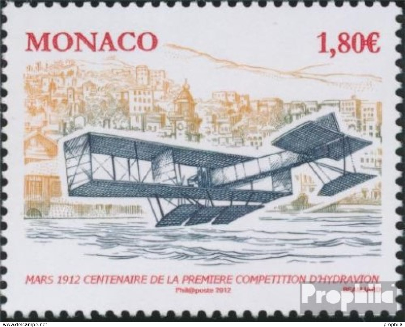 Monaco 3081 (kompl.Ausg.) Postfrisch 2012 Wasserflugzeug - Nuevos