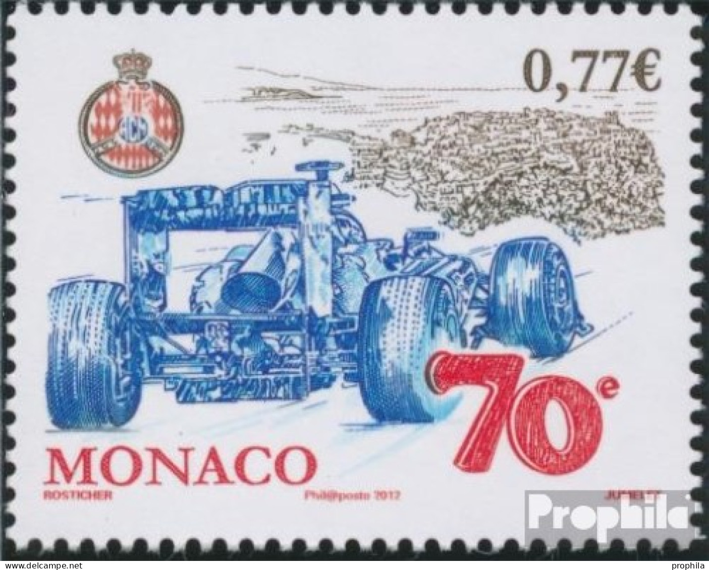 Monaco 3080 (kompl.Ausg.) Postfrisch 2012 Formel 1 Rennen - Ongebruikt