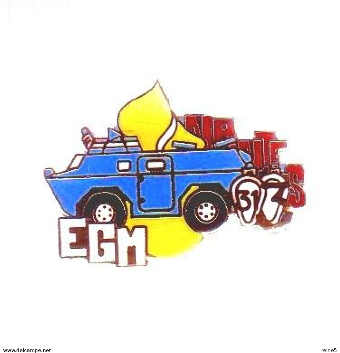 PIN'S EGM REZE ESCADRON GENDARMERIE MOBILE -TRES BON ETAT -REF-TTP-P-2638 - Städte