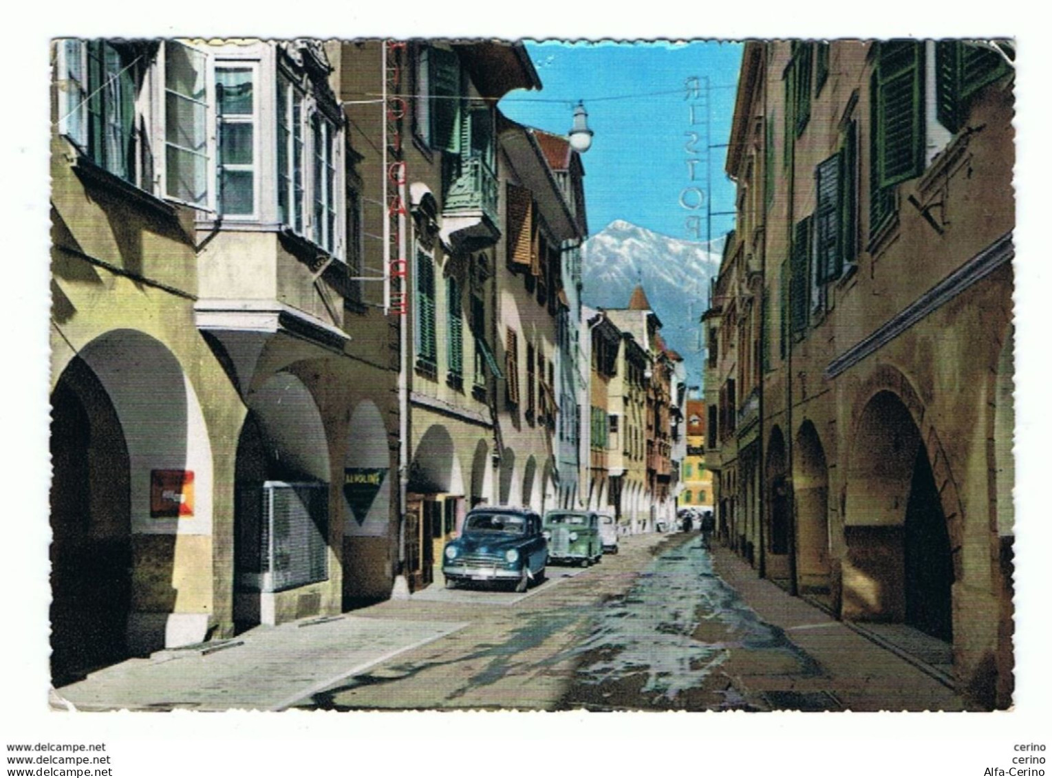 MERANO:  I  PORTICI  -  PER  LA  SVIZZERA  -  BREVE  CENNO  DI  PIEGA  -  FOTO  -  FG - Merano