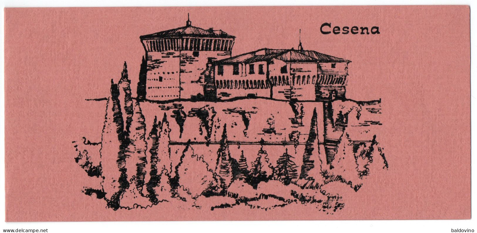 Cesena Biglietto Postale 10x21,5 Cm. - Cesena