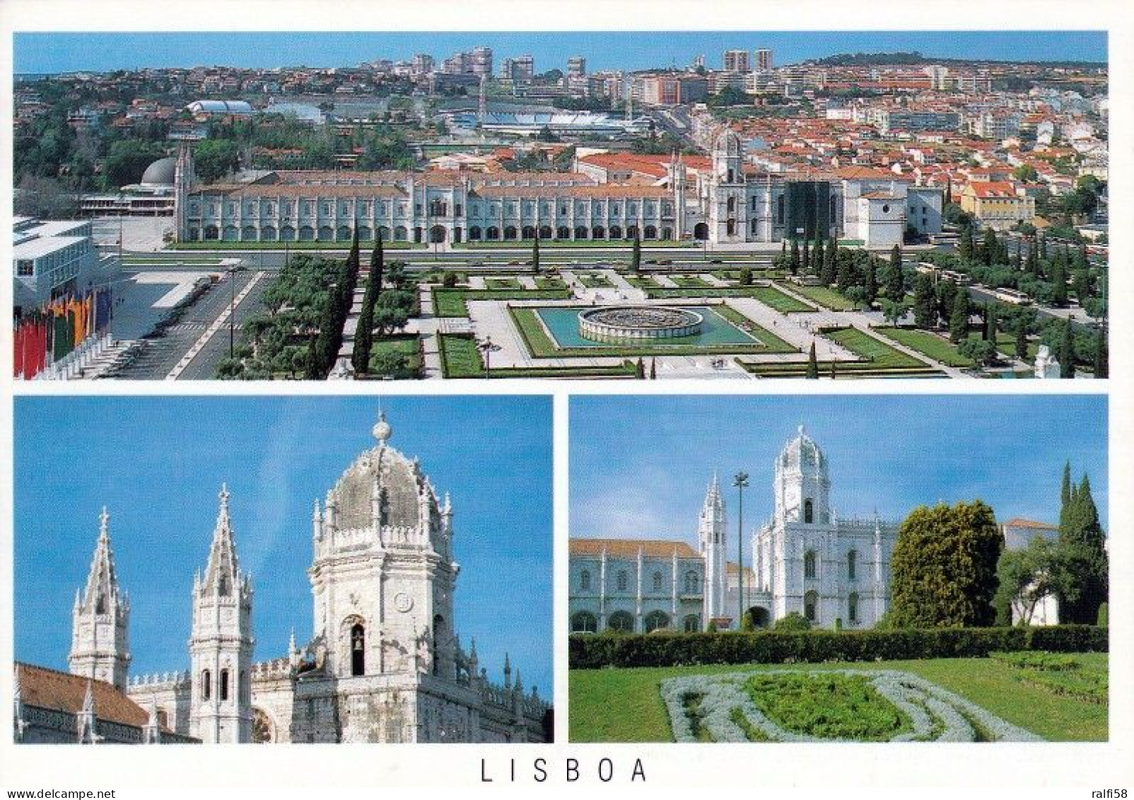 4 AK Portugal * Lissabon Mosteiro Dos Jeronimos (Hieronymitenkloster) Erbaut (1495 - 1521) 1983 UNESCO Weltkulturerbe * - Lisboa