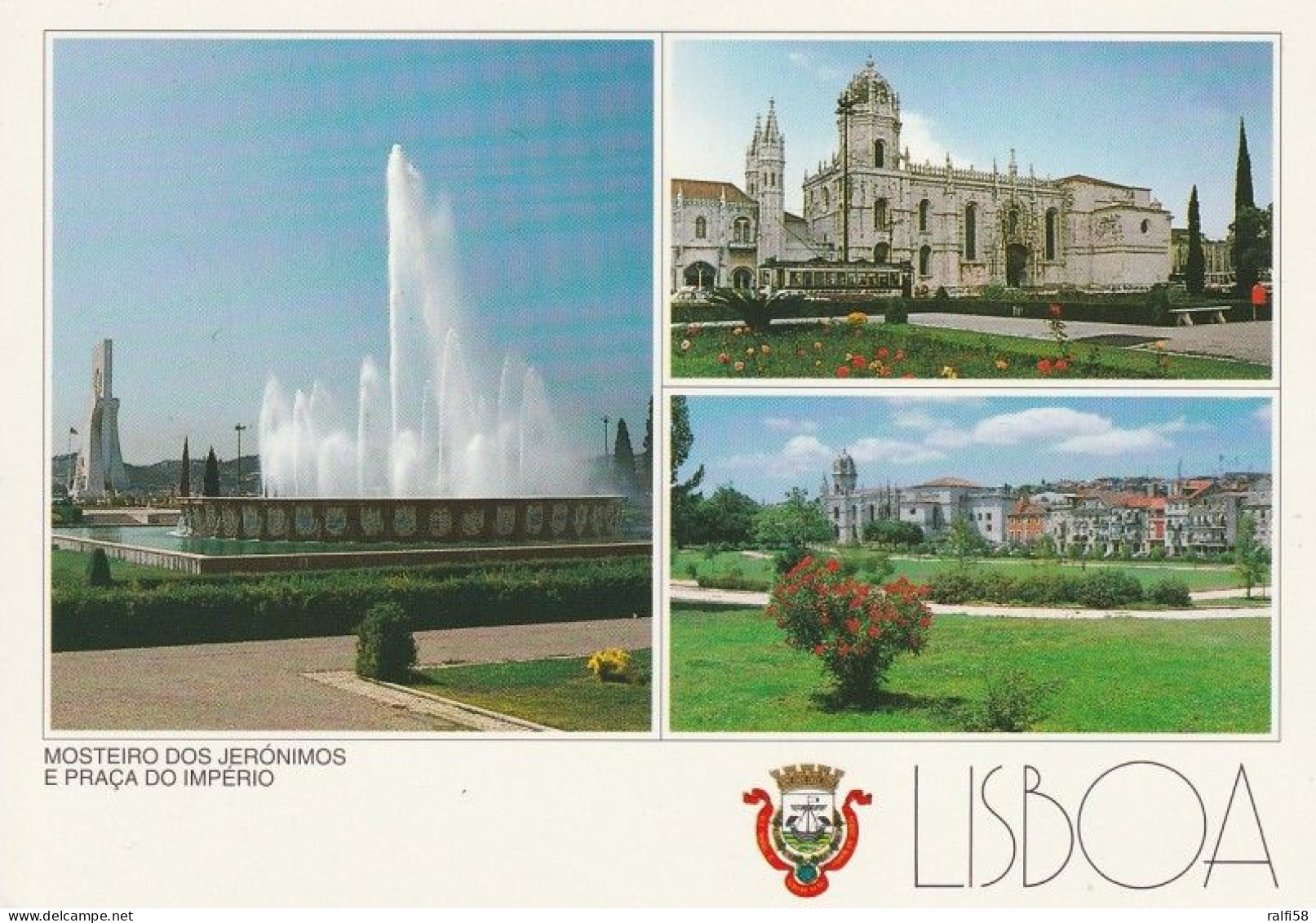 4 AK Portugal * Lissabon Mosteiro Dos Jeronimos (Hieronymitenkloster) Erbaut (1495 - 1521) 1983 UNESCO Weltkulturerbe * - Lisboa