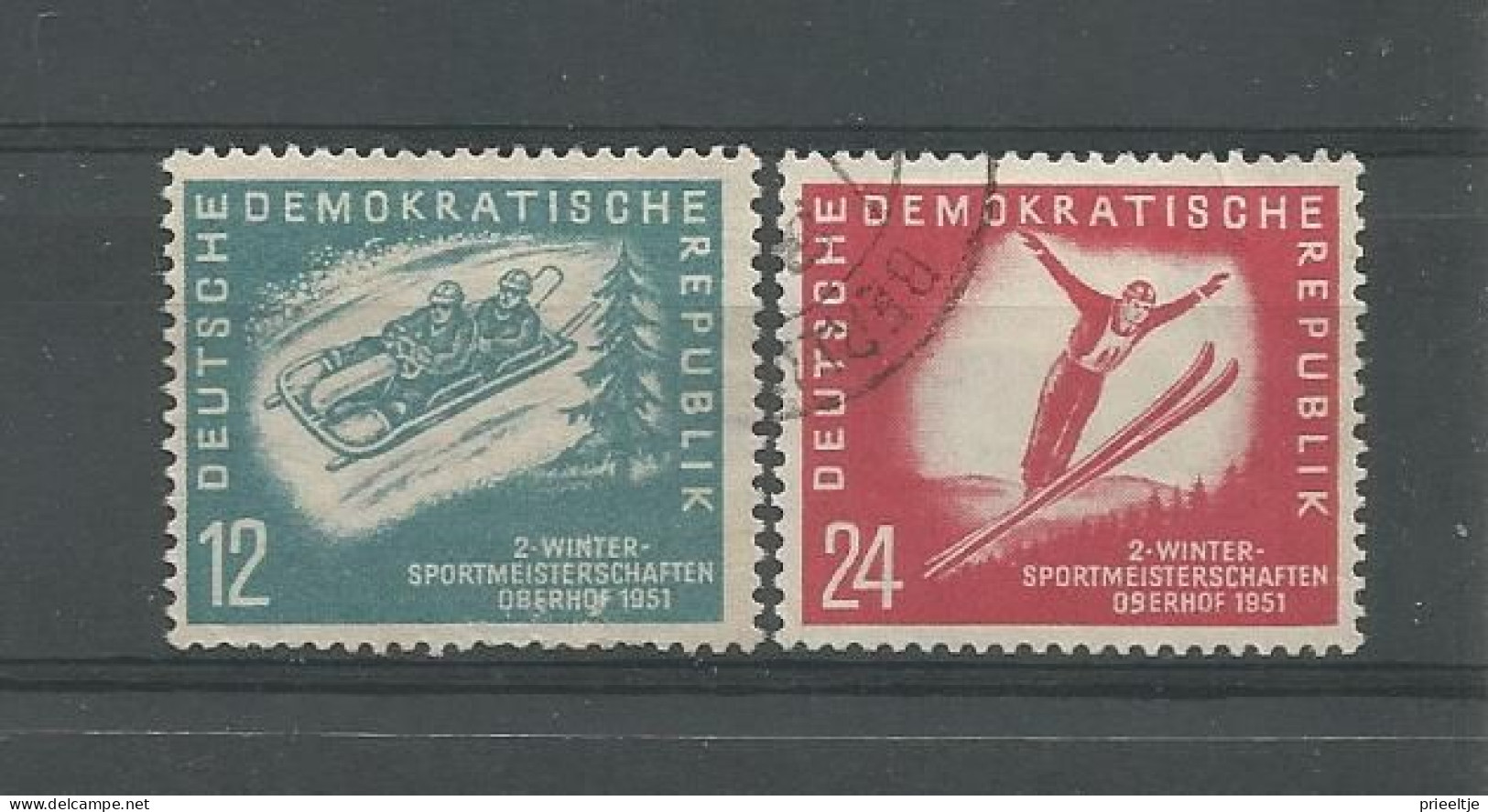 DDR 1951 Winter Sports Y.T. 32/33 (0) - Oblitérés