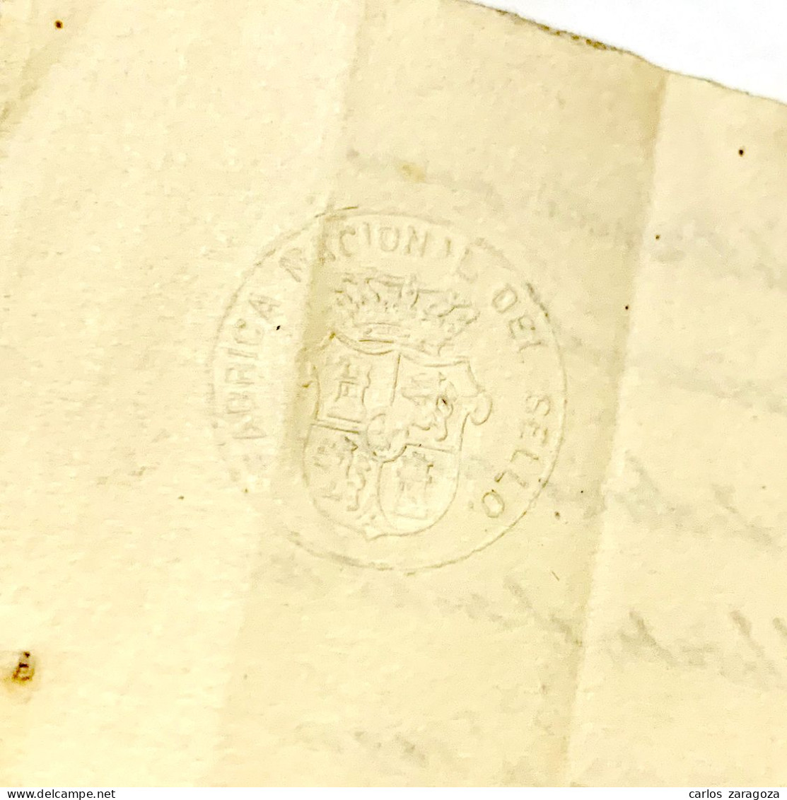 ESPAÑA 1867 — TIMBRE FISCAL, SELLO DE 10 Escudos — Pliego Completo, 4 Páginas — TIMBROLOGIA - Fiscali