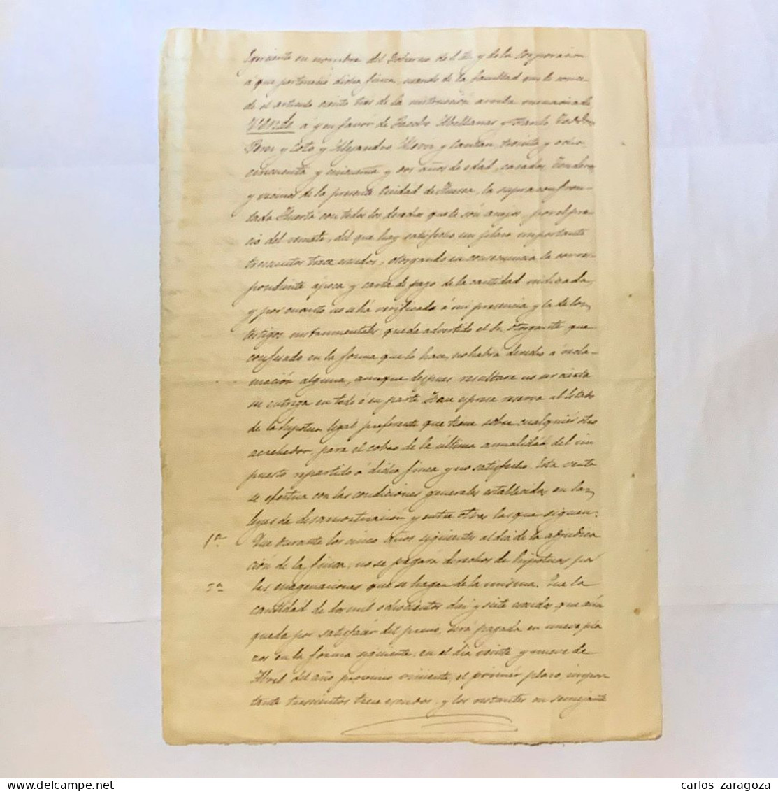 ESPAÑA 1867 — TIMBRE FISCAL, SELLO DE 10 Escudos — Pliego Completo, 4 Páginas — TIMBROLOGIA - Fiscali