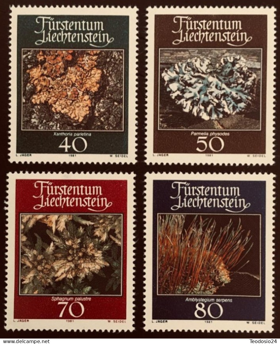 Liechtenstein 1981 Yt 717 A 720 ** - Unused Stamps