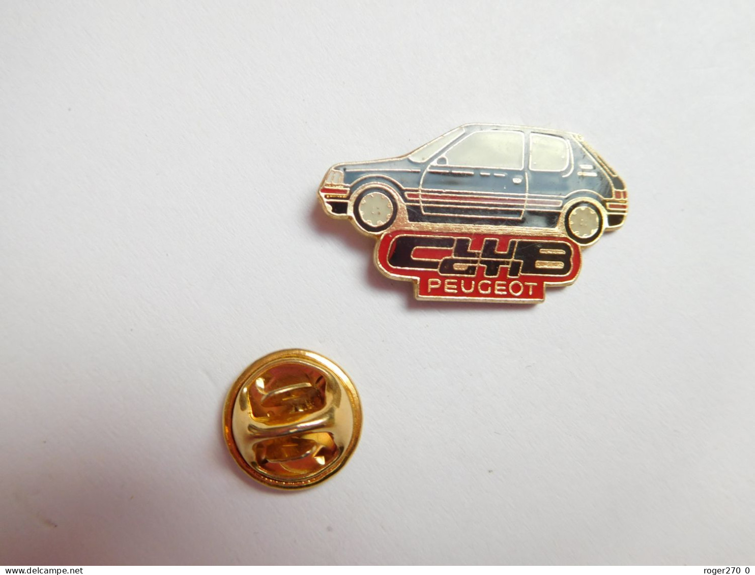 Beau Pin's , Auto Peugeot 205 , Club GTI , Verso Quadrillé - Peugeot