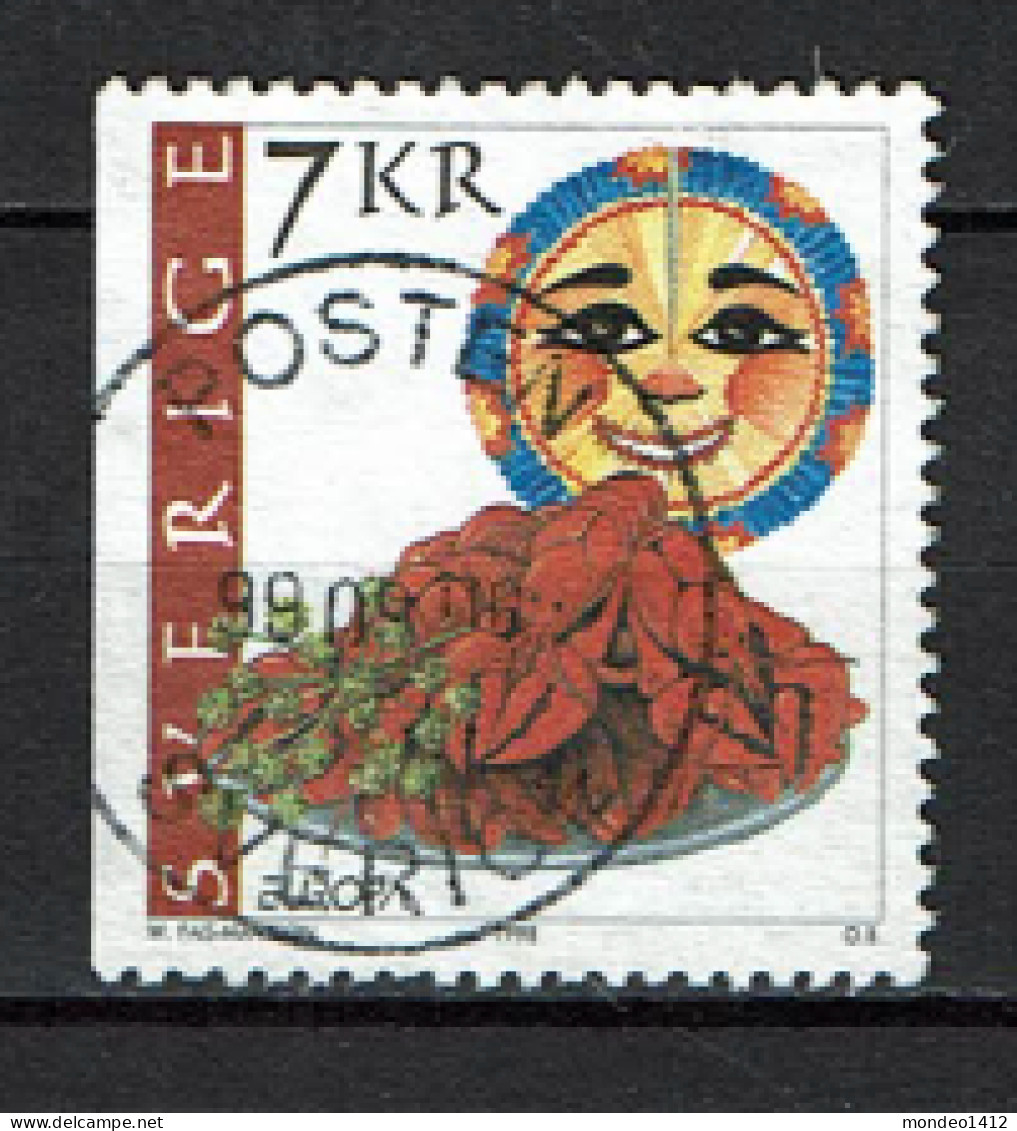 Sweden 1998 - Yv 2041 - EUROPA Stamp - Festivals And National Celebrations, Plat D'écrevisses  - Used - Gebruikt