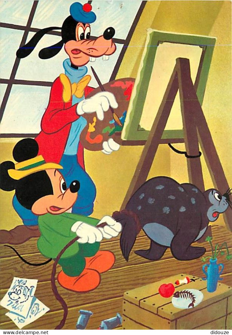 Disney - Mickey - Dingo - CPM - Voir Scans Recto-Verso - Other & Unclassified