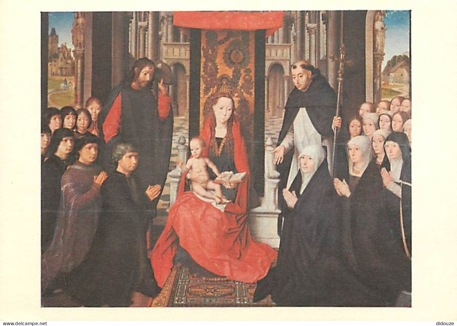 Art - Peinture Religieuse - Hans Memling - La Vierge Dite De Jacques Floreins - The Virgin Of Jacques Floreins - Carte D - Tableaux, Vitraux Et Statues