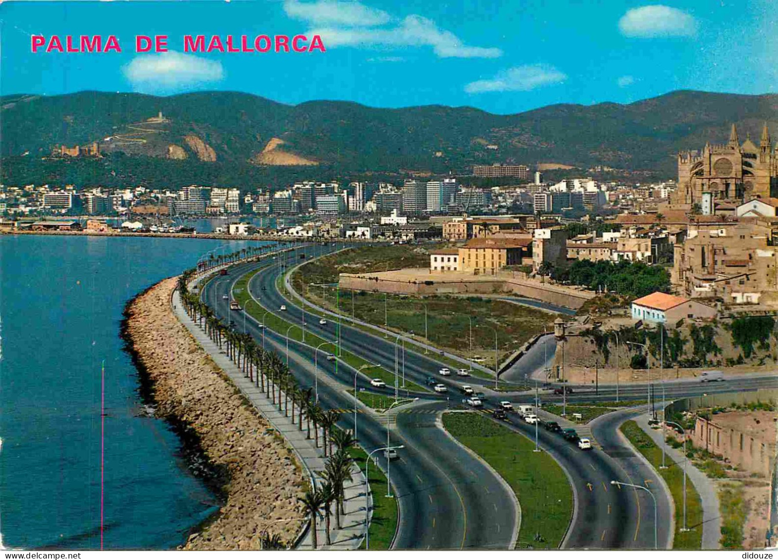 Espagne - Espana - Islas Baleares - Palma De Mallorca - Autopista Y Vista Parcial - Autoroute Et Vue Partielle - CPM - V - Palma De Mallorca