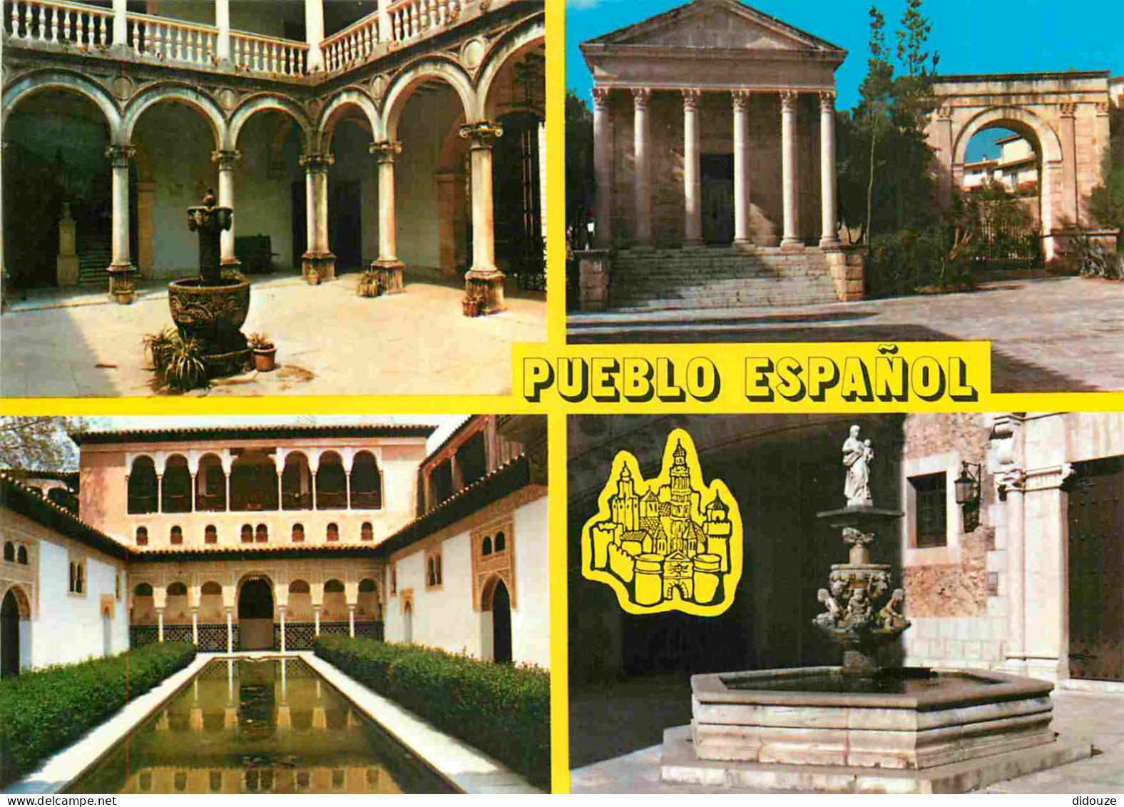 Espagne - Espana - Islas Baleares - Palma De Mallorca - Pueblo Espanol - Multivues - CPM - Voir Scans Recto-Verso - Palma De Mallorca