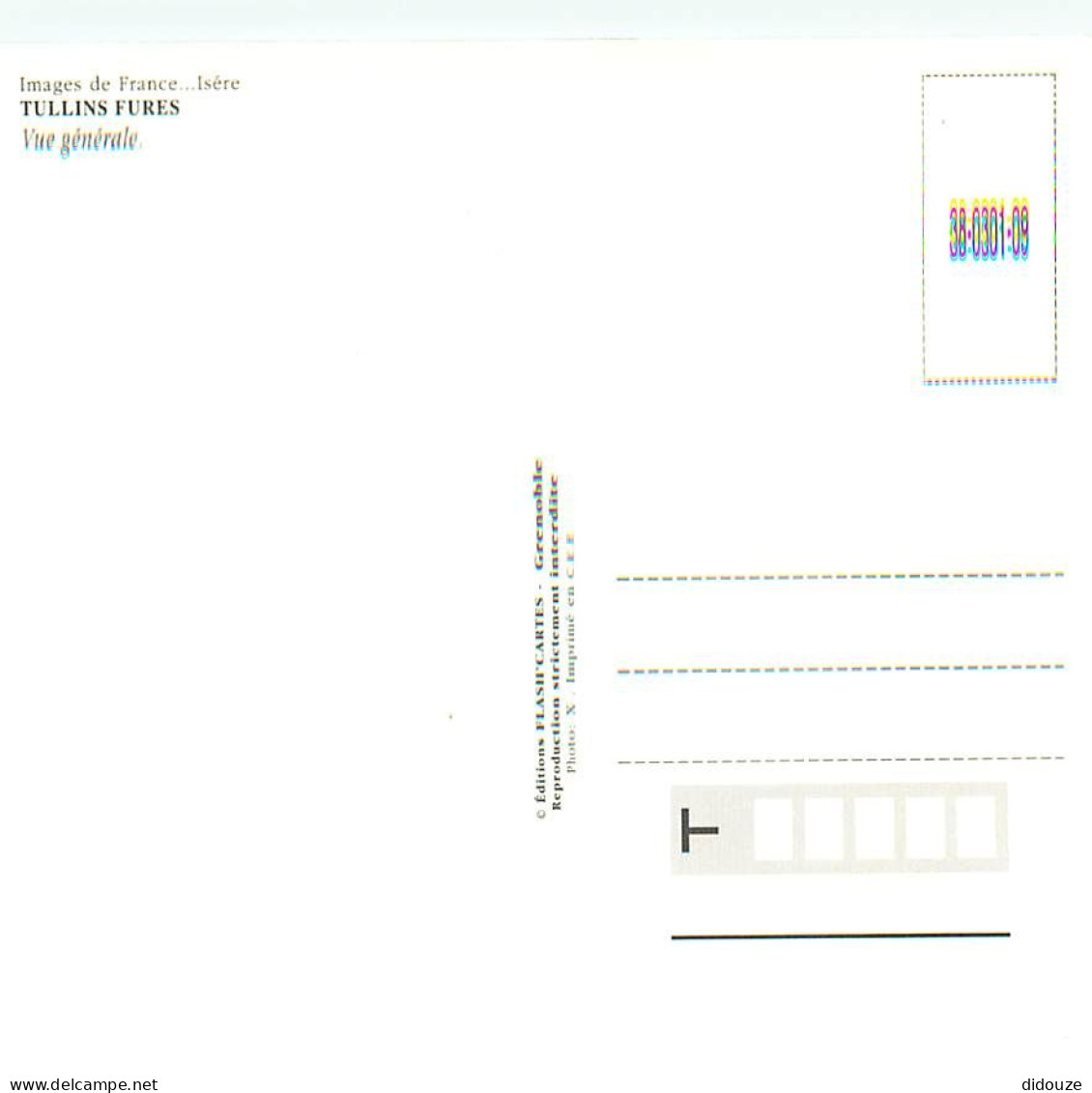 38 - Tullins Fures - Vue Générale Aérienne - Carte Neuve - CPM - Voir Scans Recto-Verso - Tullins