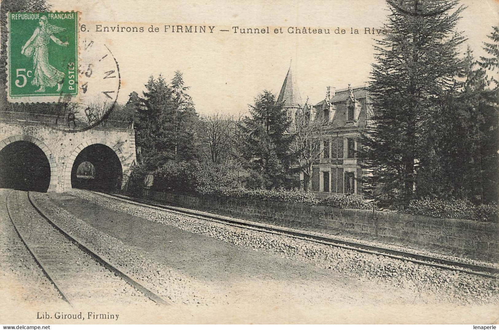 D7335 Firminy Tunnel Et Chateau De La Rive - Firminy