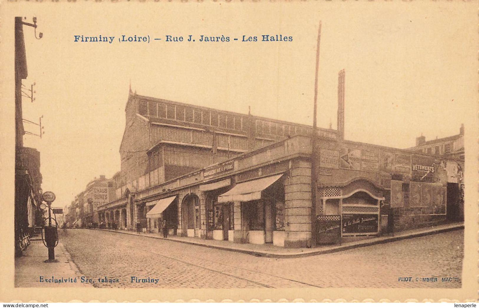 D7337 Firminy Rue Jean Jaurès Les Halles - Firminy