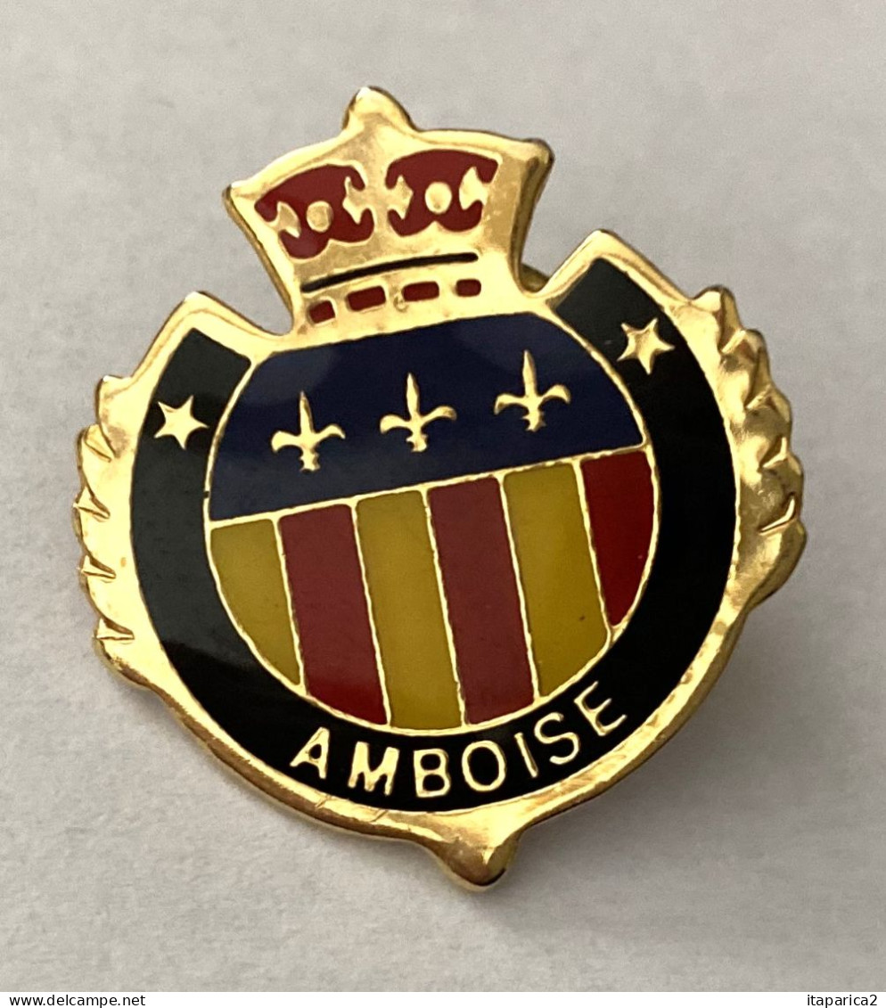 PINS VILLE AMBOISE CP 37520 INDRE ET LOIRE BLASON COURONNE / 33NAT - Villes