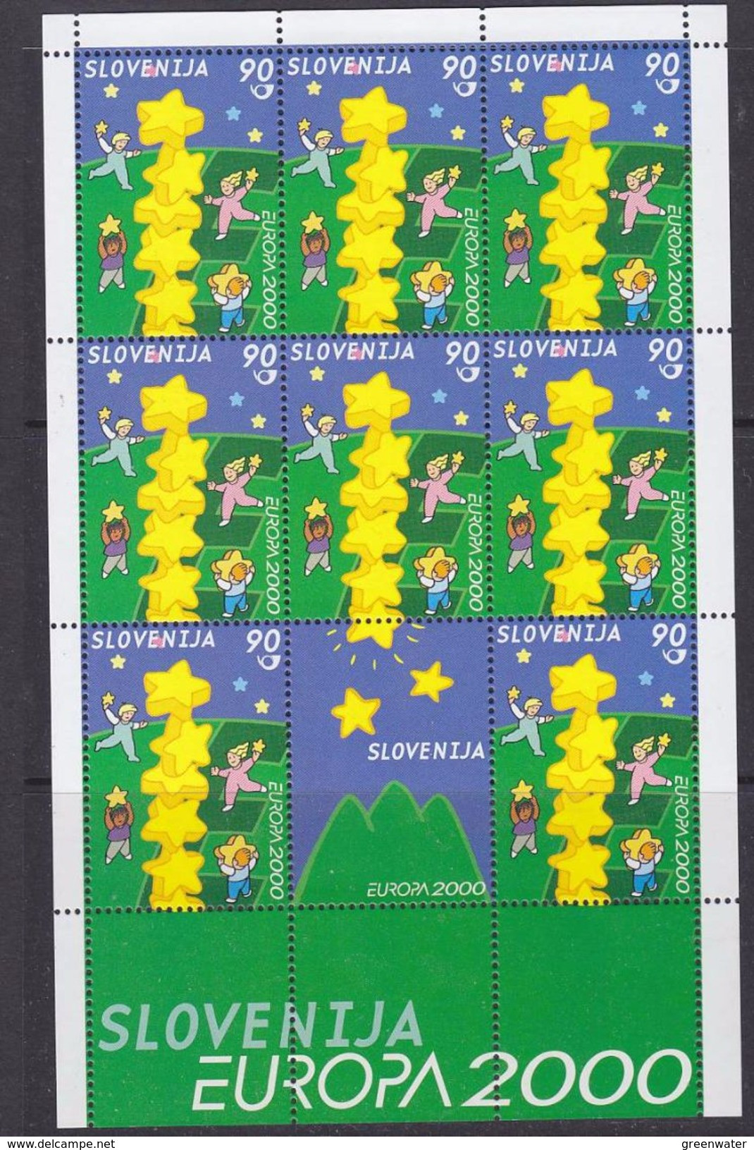 Europa Cept 2000 Slovenia 1v Sheetlet ** Mnh (59571) Promotion - 2000