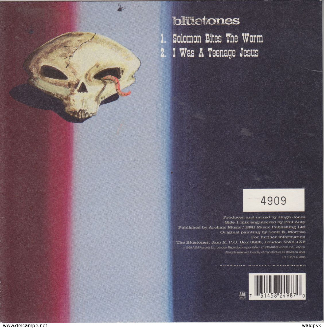 BLUETONES - Solomon Bites The Worm - Altri - Inglese