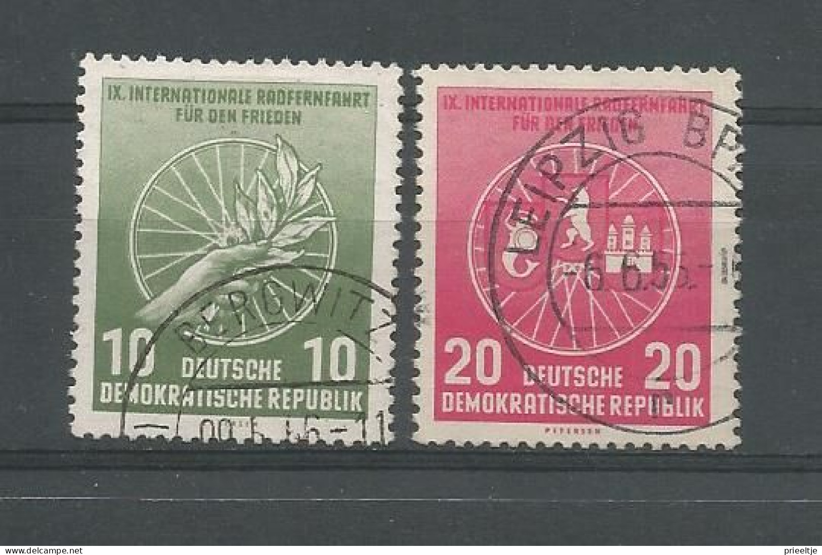 DDR 1956 Cycling Y.T. 246/247 (0) - Used Stamps