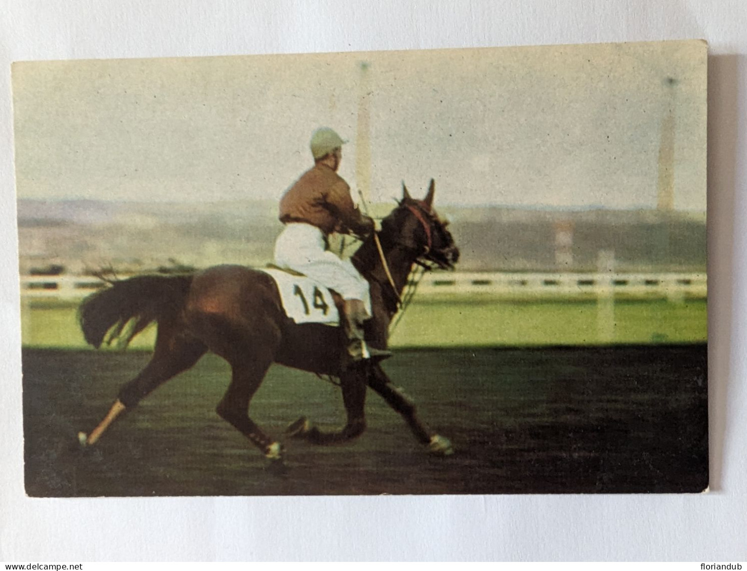 CPA -  Hippisme équitation Turf Vin Postillon Calendrier Des Courses Septembre 1967 - Paardensport