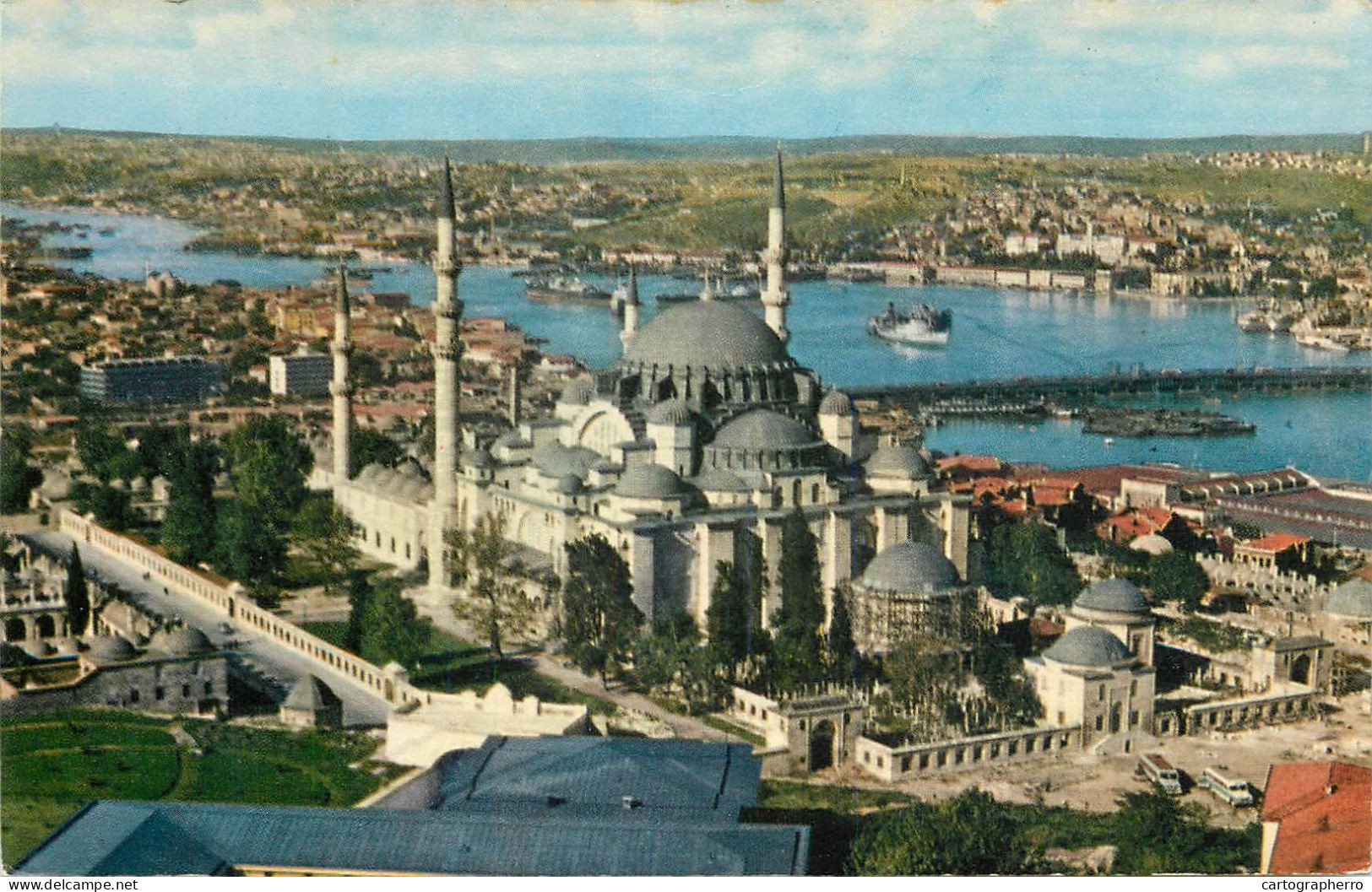 Turkey Istanbul Soliman The Magnificent Mosque & The Golden Horn - Türkei