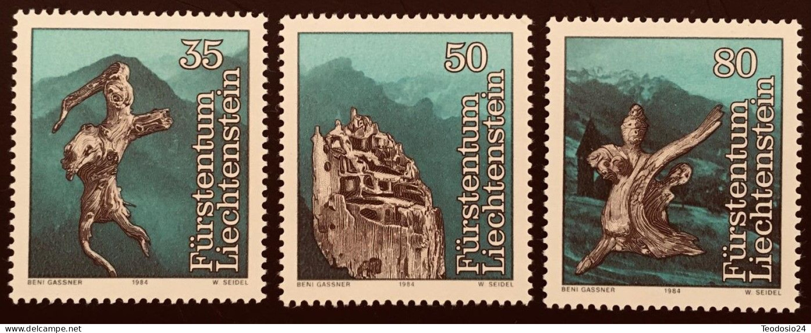 Liechtenstein 1984 Yt  784 A 786 ** - Unused Stamps