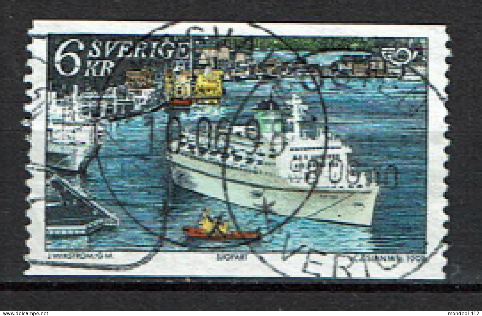 Sweden 1998 - Yv 2040 - Norden'98 - Paquebot Albatros à Stockolm, Passagierschiff, Passagiersschip  - Used - Usati