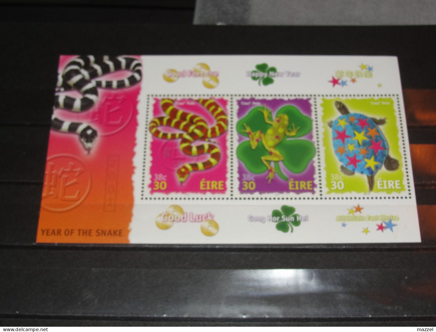 IERLAND,  BLOK 37   POSTFRIS ( MNH), - Blocks & Sheetlets