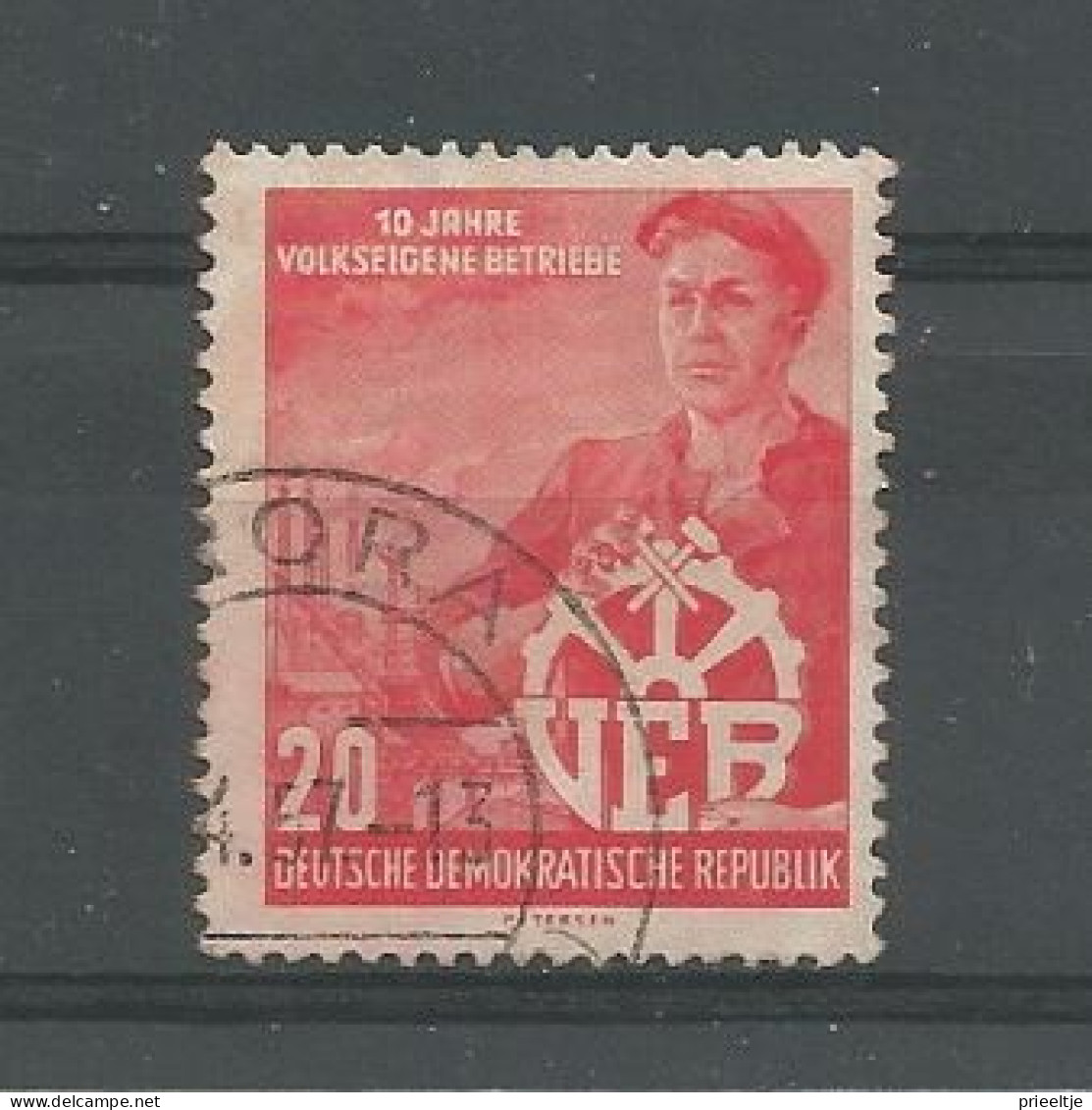 DDR 1956 10 Y. VEB Y.T. 253 (0) - Used Stamps