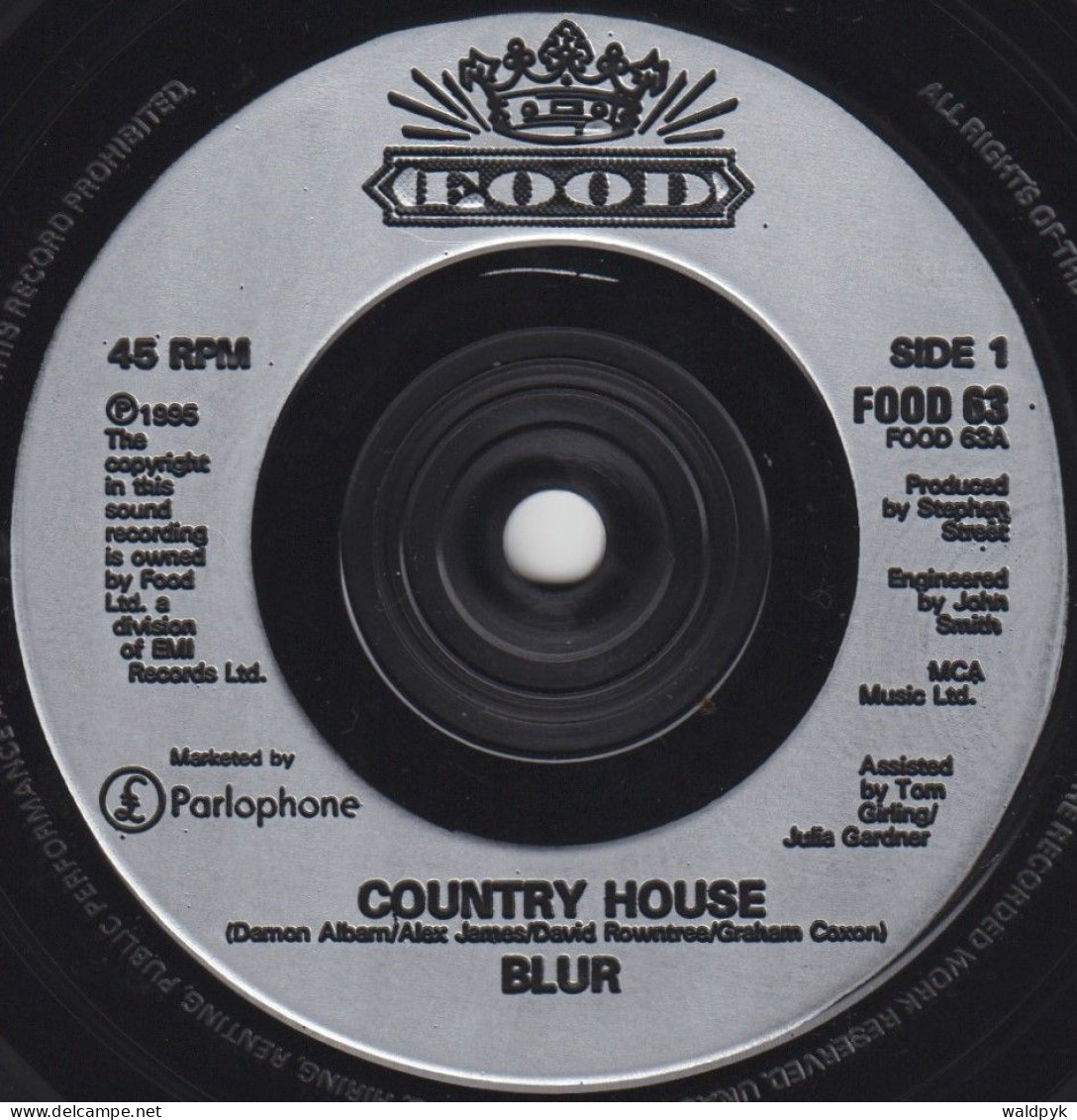 BLUR - Country House - Other - English Music